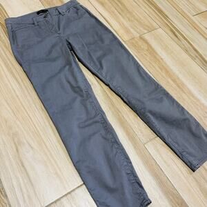 Talbots Woman's Straight Leg Jeans Deep Grey Size 2 Comfort and Casual Fit